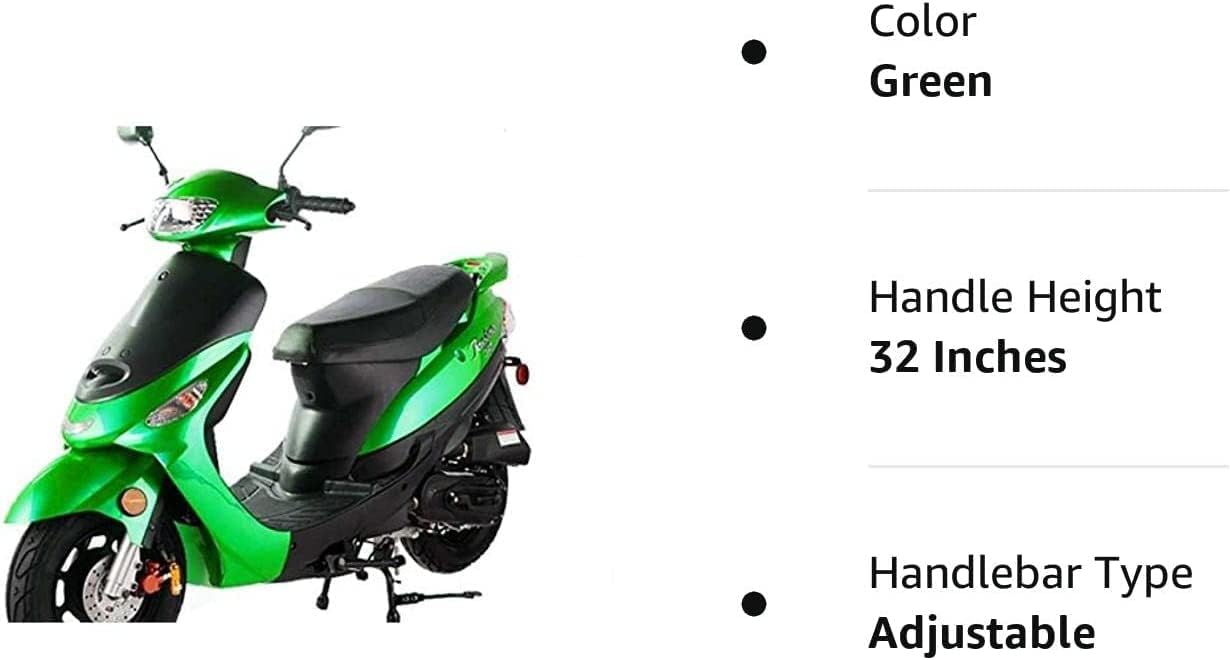Taotao 50cc Gas Street Legal Scooter ATM50-A1 Scooter Green