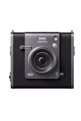 INSTAX Wide EVO 2-in-1 Instant Film Camera and Printer, Rear LCD Screen, 10 Lens and 10 Film Filters, Wide-Angle Lens Function