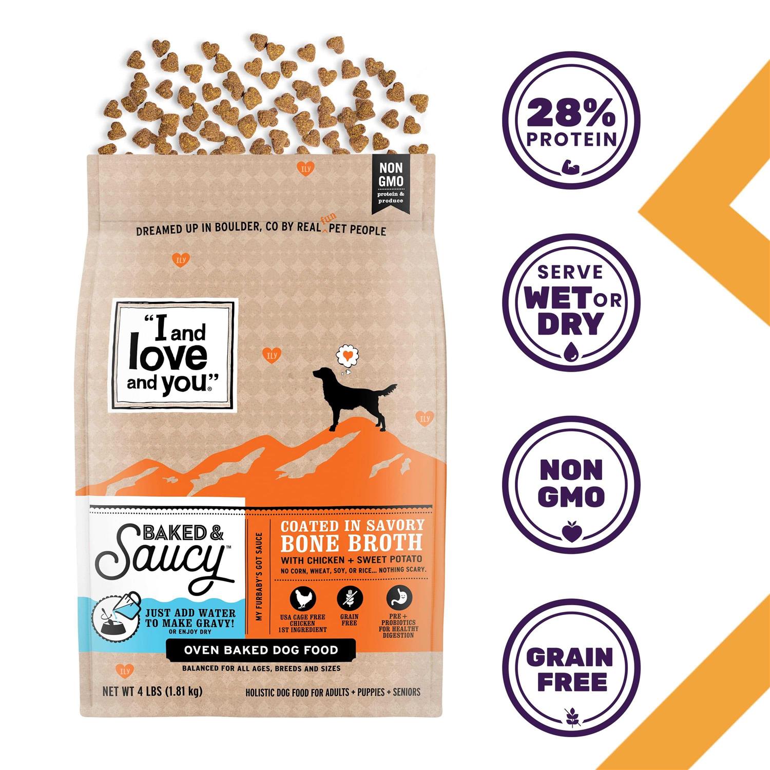 I and Love and You Dog Food Baked Saucy - Pet Supplies online store