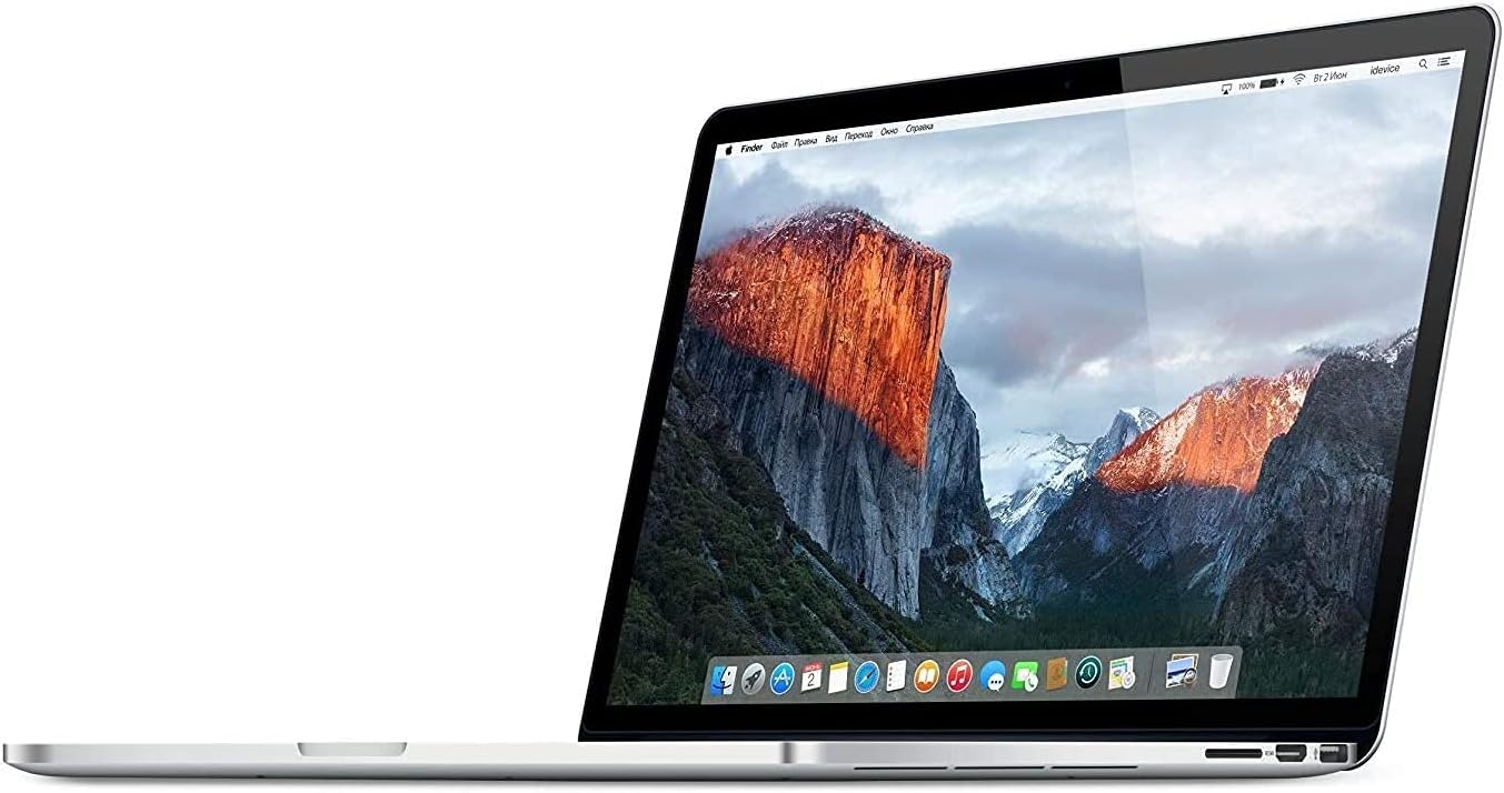 Apple 15.4" MacBook Pro Laptop with Retina Display, Intel Core i7, 16GB RAM, 512GB SSD - MJLT2LL/A (Renewed)