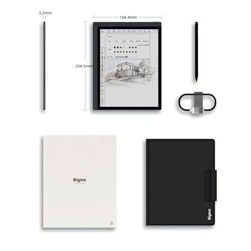 Bigme 10.3" Color E-Ink Read-Write Tablet, ePaper Note Taking Tablet at 5.5mm Thickness