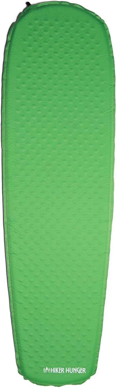 Lightweight Self Inflating Sleeping Pad - Compact for Backpacking, Camping, Hiking, Hammocks!