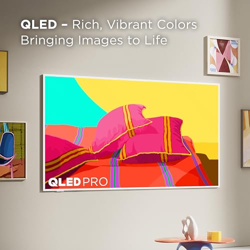 TCL 55-Inch Class QLED 4K Smart NXTFRAME TV with Google TV (55A300W, 2024 Model) Dolby Vision HDR & Dolby Atmos