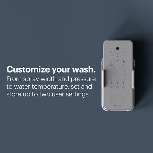 Brondell LS1800-EW Swash Electric Bidet Toilet Seat With Oscillating Stainless Steel Nozzle