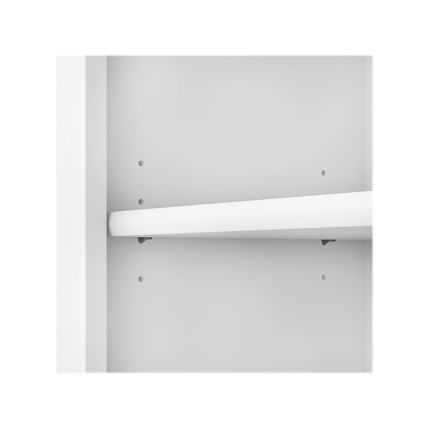 Bush Furniture Somerset 5 Shelf Tall Bookcase in White Finish