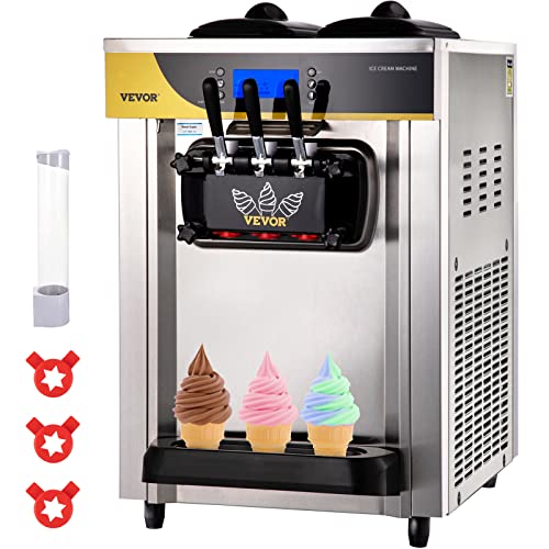 VEVOR Commercial Ice Cream Maker, Frozen Yogurt Maker for Restaurant Snack Bar - Radiant Selections