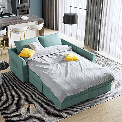 HONBAY Modular Sectional Sofa U Shaped Sectional Modular Sofa with Storage Convertible Sectional Couch for Living Room, Grey