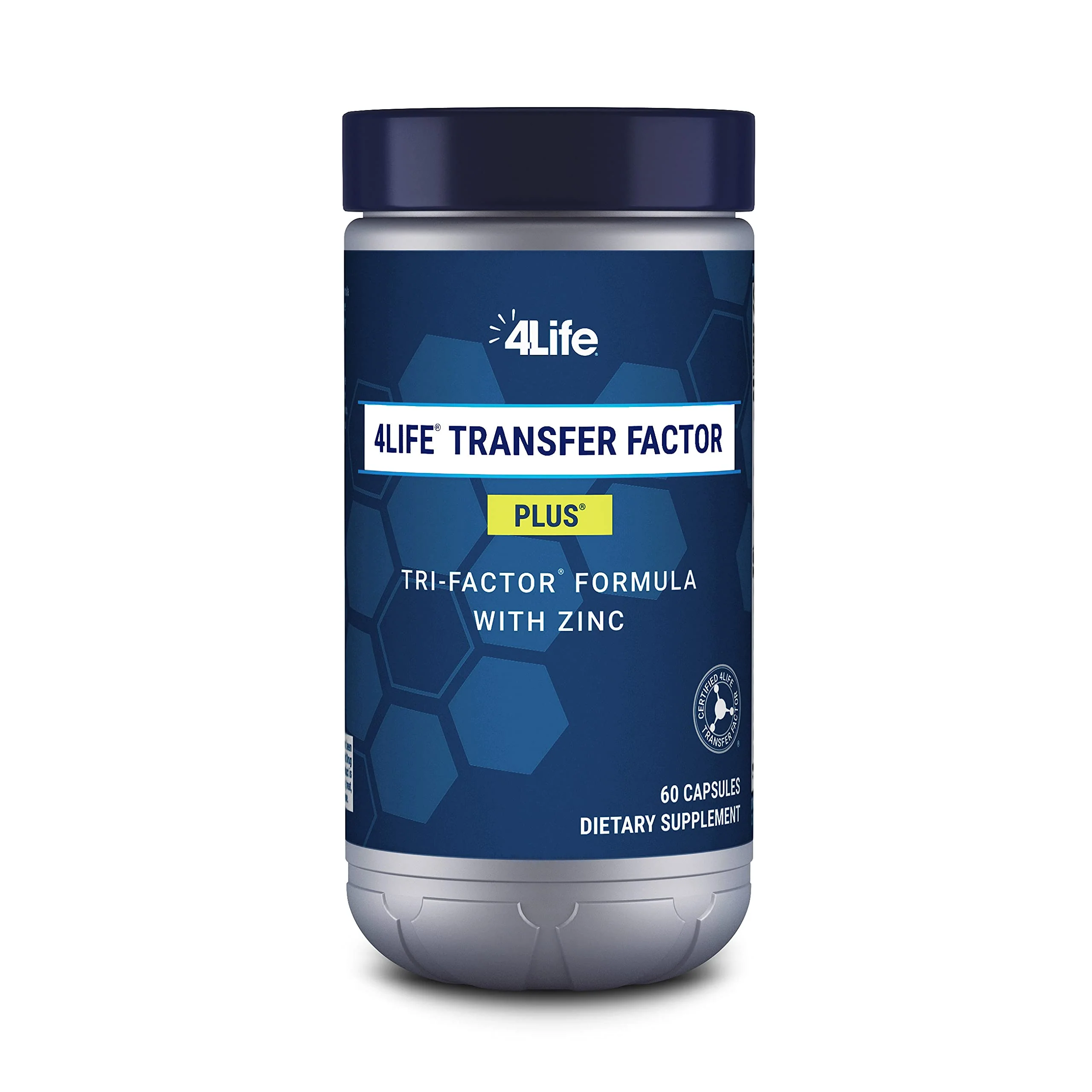 4LIFE TRANSFER FACTOR PLUS Tri-Factor Formula - Immune System Support with Zinc, Super Mushroom Blend (Maitake, Shiitake, Agaricus)