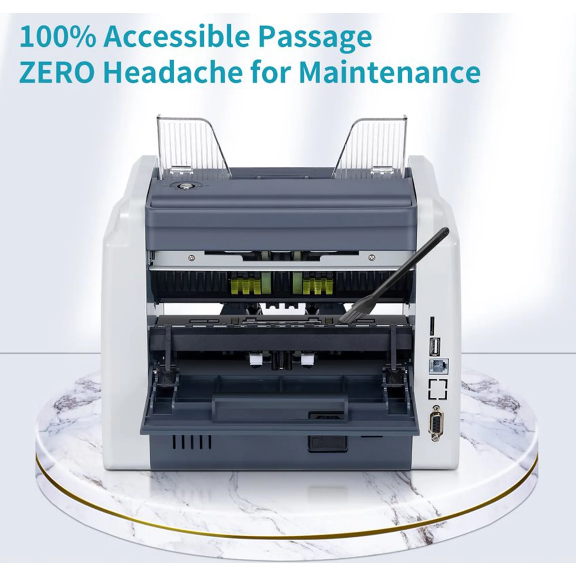 Ribao Technology BC-40 Money Counter Machine Mixed Denomination UV/MG/MT/IR/Cis Counterfeit Detection For Business