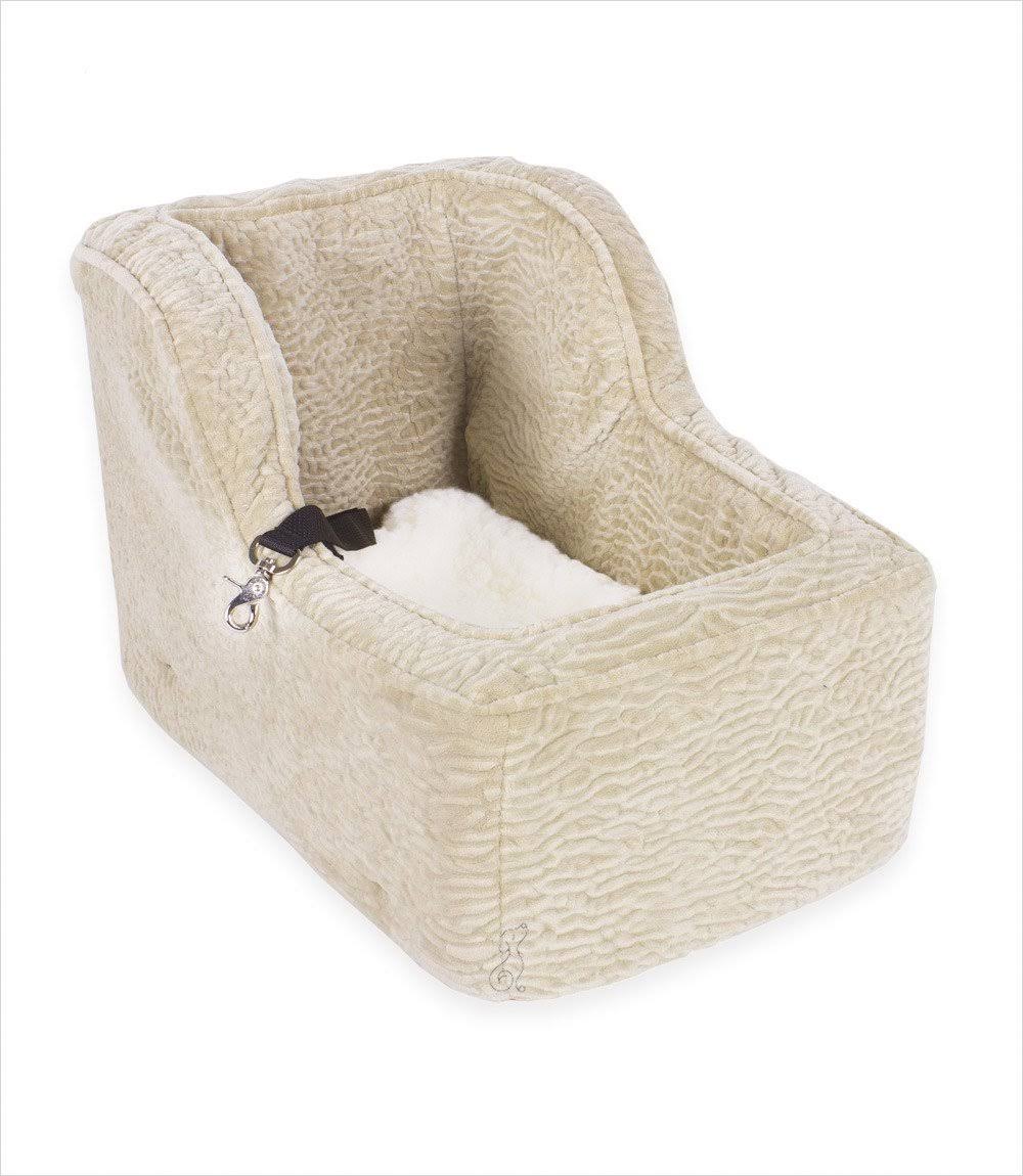 Snoozer Luxury High-Back Console Dog Car SEAT, Large / Piston Sand