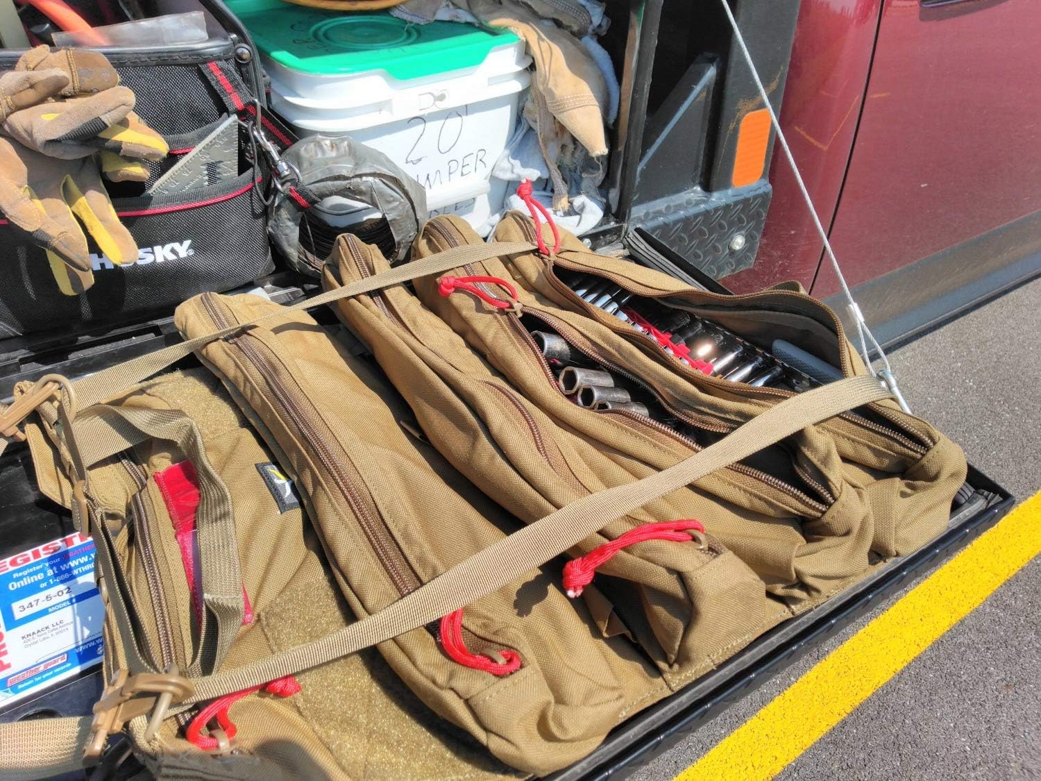 Atlas 46 Yorktown Tool Roll, Coyote Brown - Ultra Portable, Innovative and Durable Design
