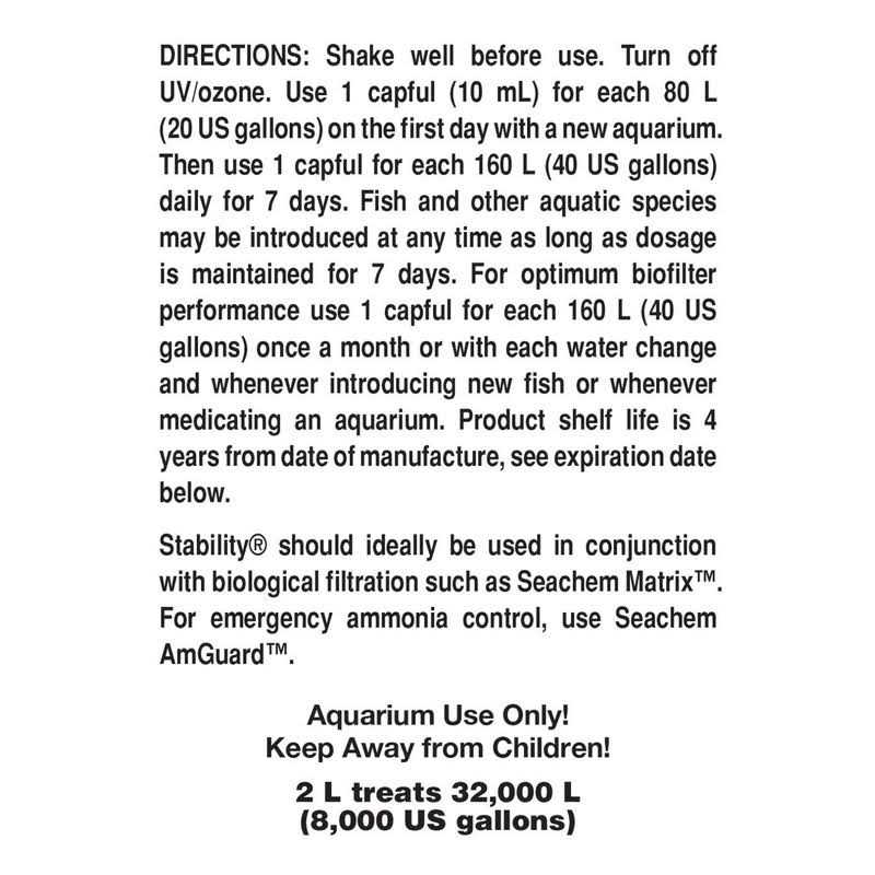Seachem Stability - Pet Supplies online store
