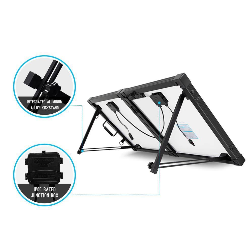 Renogy 100-Watt Eclipse Suitcase Monocrystalline Solar Panel