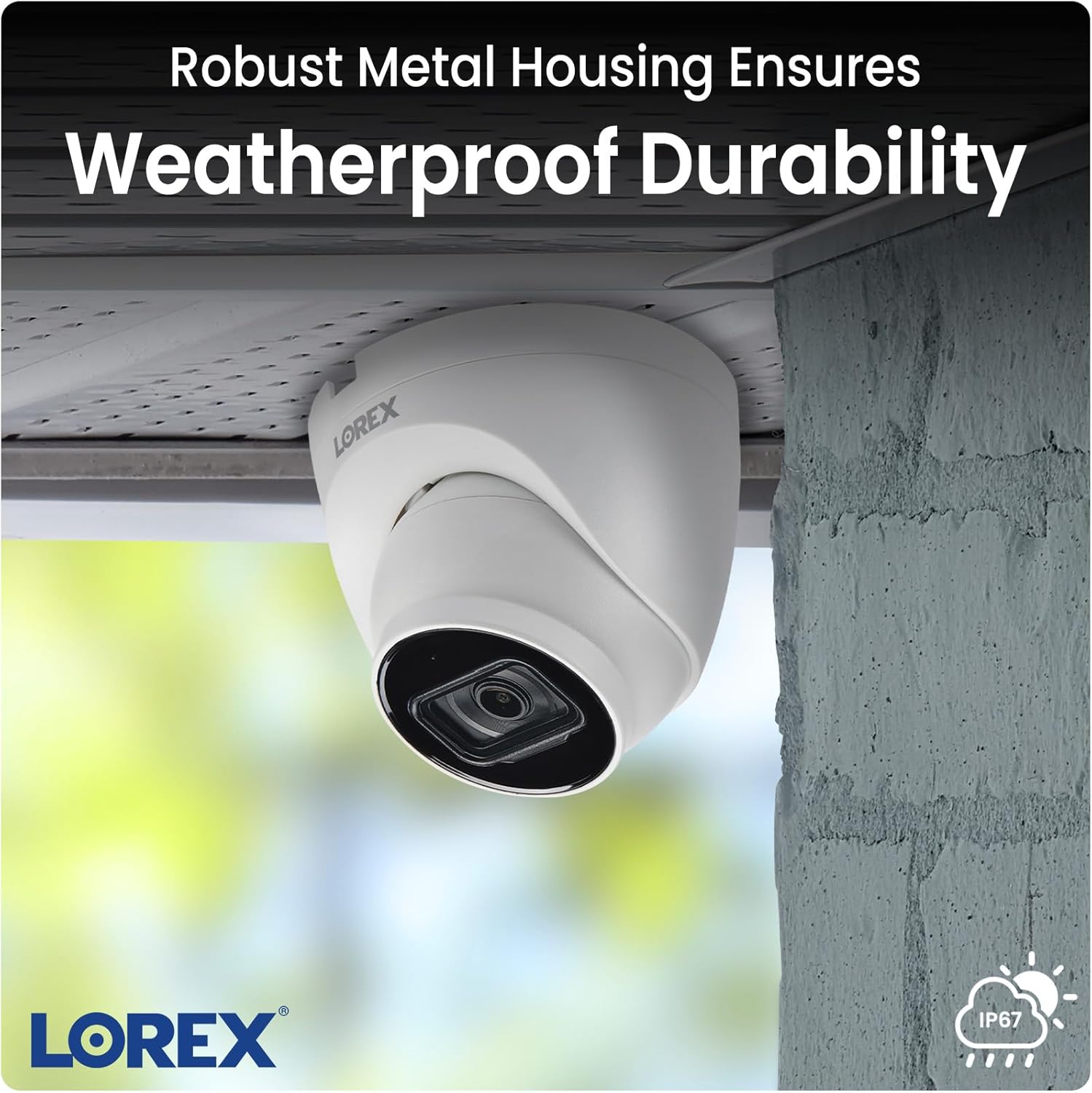 Lorex 4K 8MP 16-Camera Capable (8 Wired + 8 Fusion Wi-Fi) 2TB PoE NVR System w/ 6 IP Dome Cameras - Color Night Vision