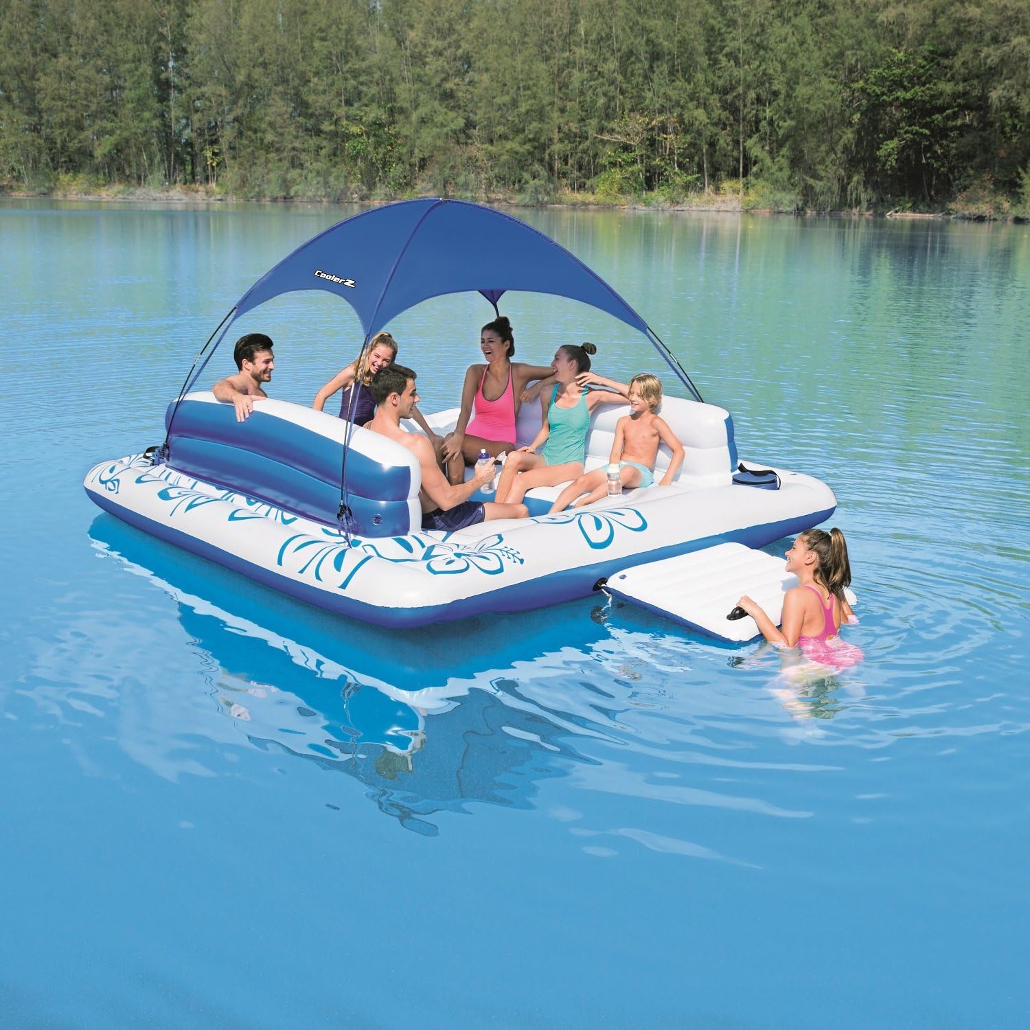 CoolerZ Tropical Breeze II Inflatable Floating Island
