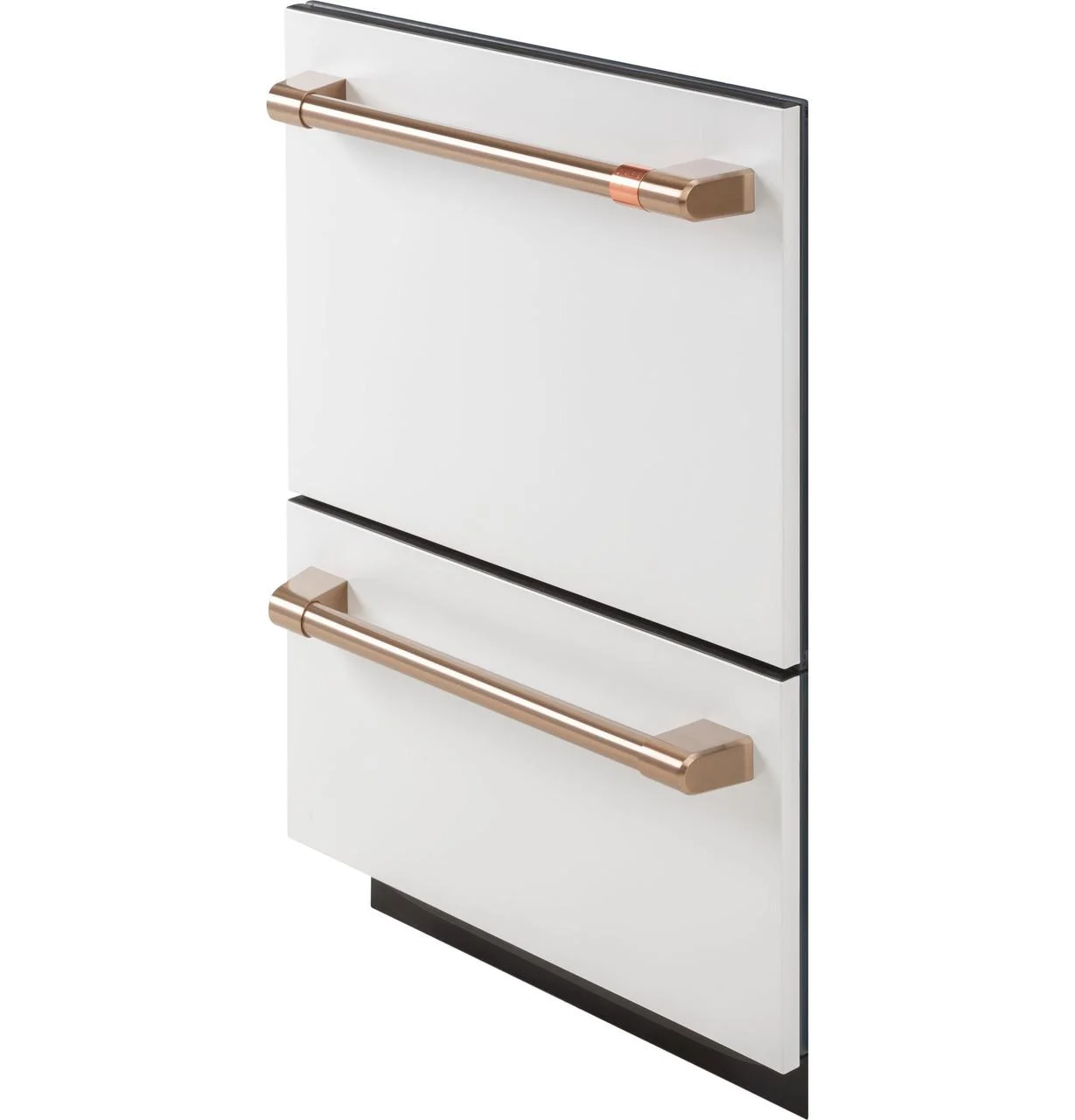 Cafe Cdd420p 24" Wide Double Drawer Dishwasher - Matte White / Brushed Bronze