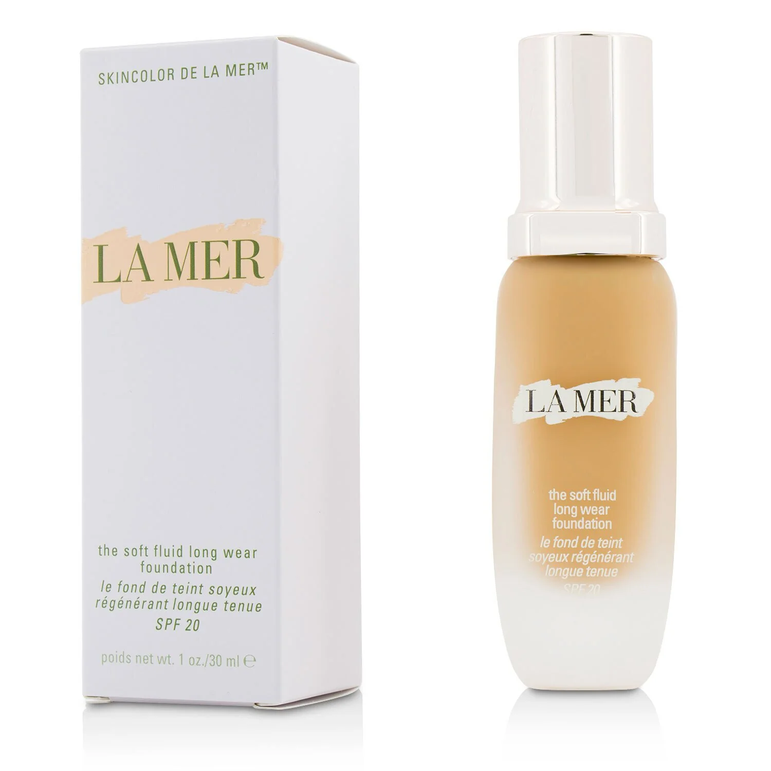 La Mer The Soft Fluid Long Wear Foundation SPF 20 - # 23/ 250 Sand (Box Slightly Damaged)  30ml/1oz