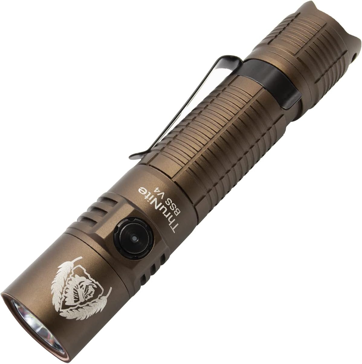 THRUNITE BSS V4 Flashlight Customized Black Scout Survival Edition 2523 Lumens USB Rechargeable EDC Flashlights, Camouflage Cool White