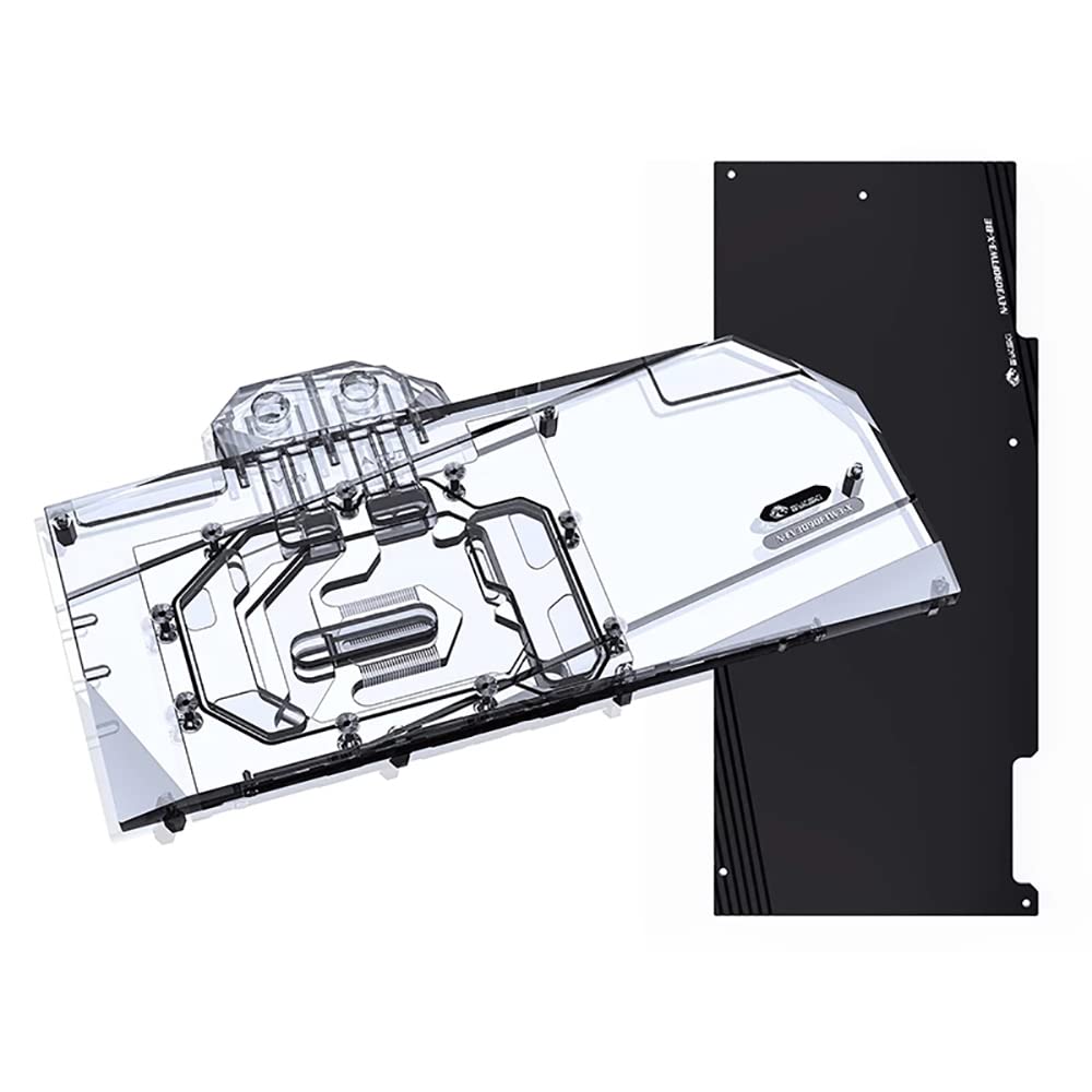 GPU Copper Water Cooling GPU Water Block Graphics Card Water Cooling Block for EVGA RTX3090 RTX 3080 FTW3 Ultra (12V 4PIN RGB LED Light)