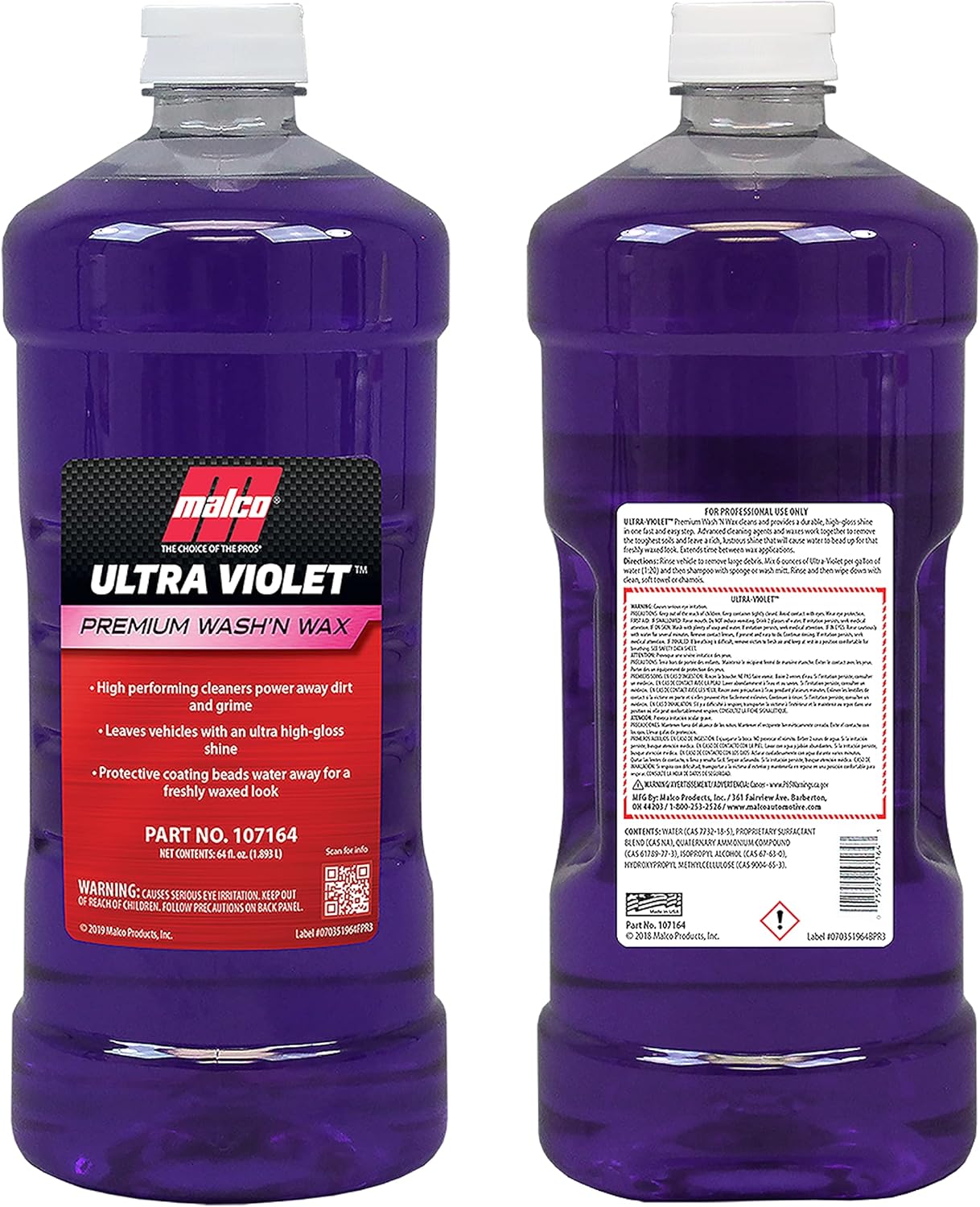 Malco All-in-One Auto Detailing Kit – Best Interior & Exterior Car Cleaning & Conditioning Kit/Includes 6 Professional Grade Car Detailing Products