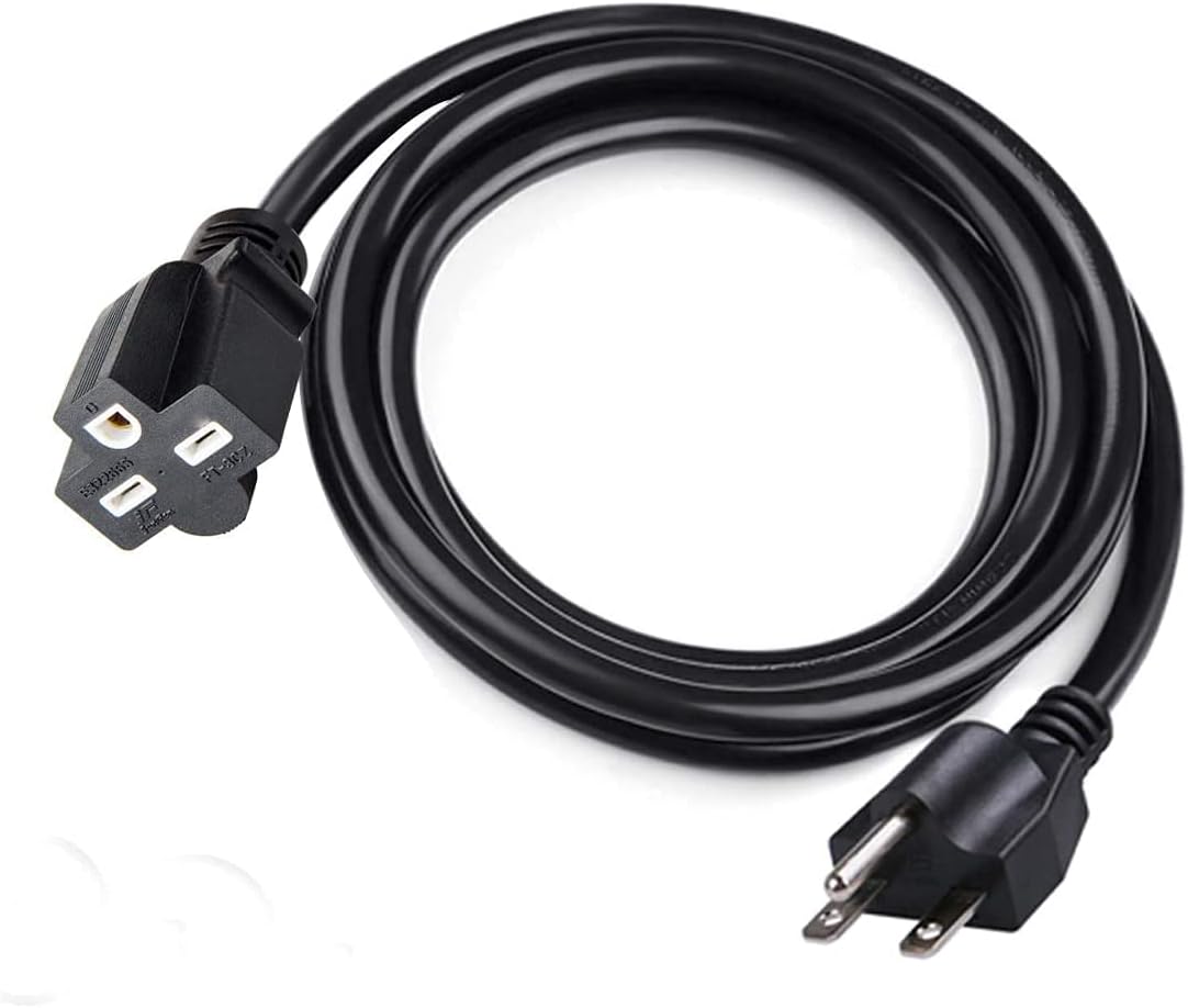 20FT NEMA 6-15P/6-15R Power Extension Cord for 220/240V Air-Condition,Power Cable for Led Grow Lights, Digital Ballast Power Cord