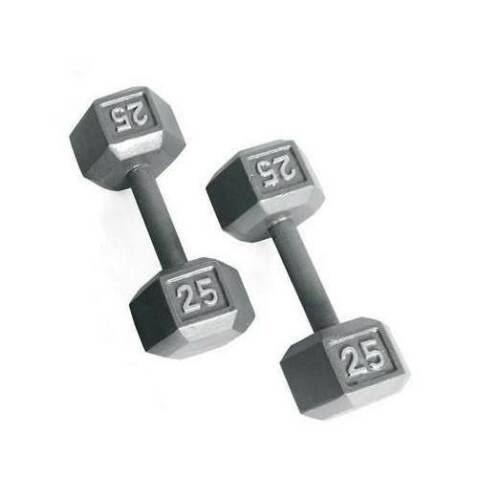 Cap Barbell Cast Iron Hex Dumbbell, Single - 20 lb