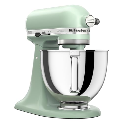 KitchenAid Artisan Series 5 Quart Tilt Head Stand Mixer with Pouring Shield KSM150PS, Removable bowl, Aqua Sky