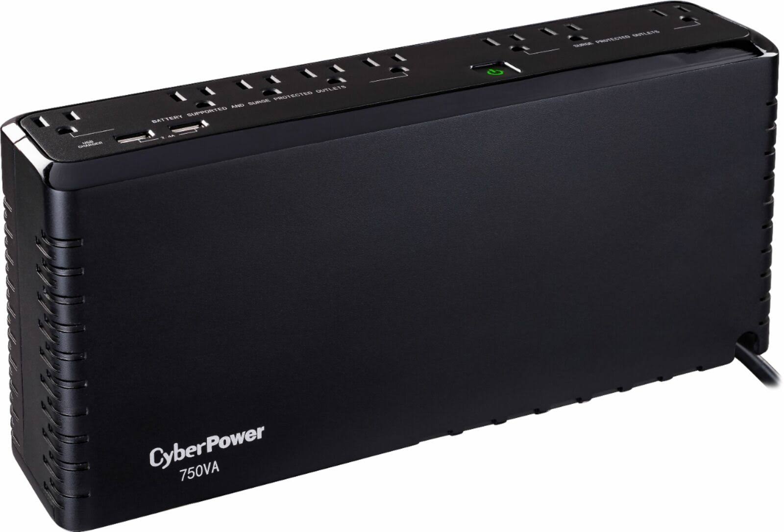 CyberPower - 750VA Battery Back-Up System - Black Sl750u - Megean