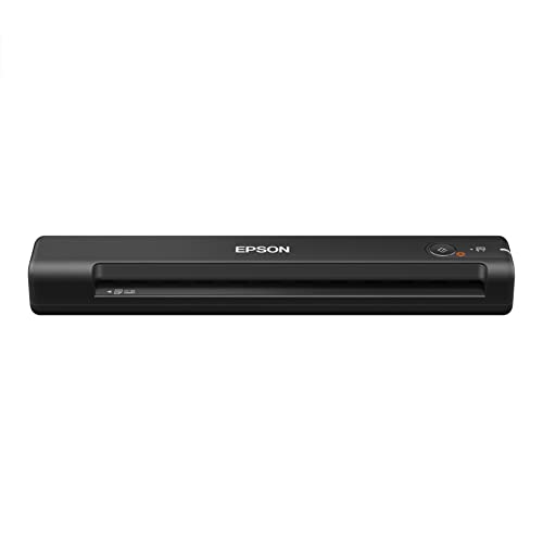 Epson - Workforce ES-C320W - Wireless Compact Desktop Document Scanner - 2-Sided Scanning and Auto Document Feeder - Paper and Card Scanner - Black