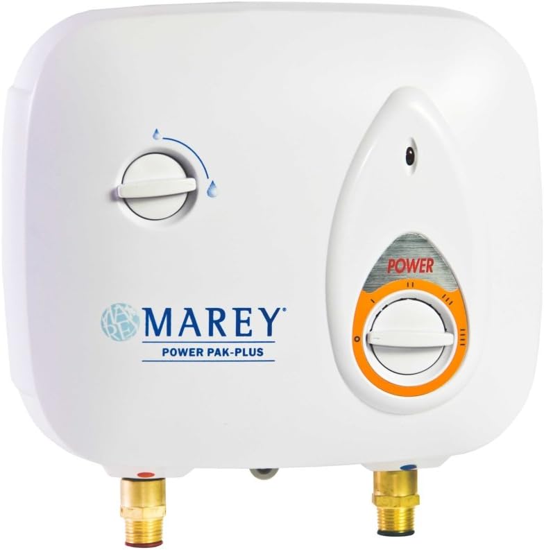 Marey Power Pak Plus Tankless Electric Water Heater, 220 VOLT