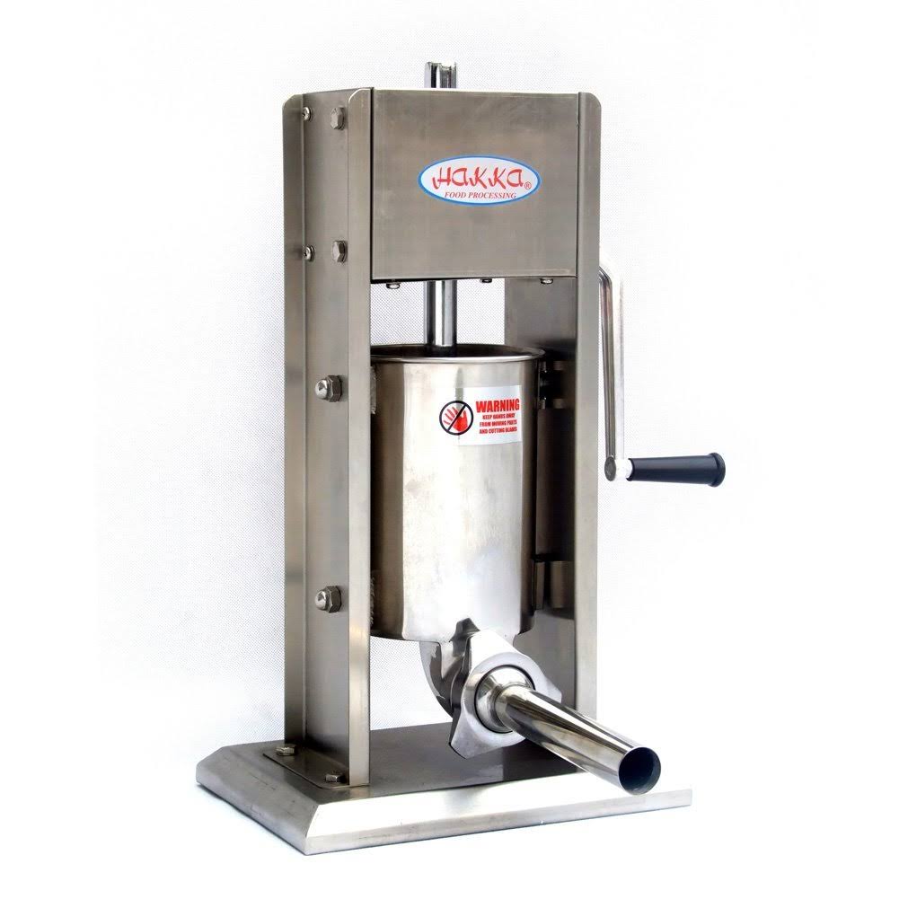 Hakka 7 Lb/3 L Sausage Stuffer 2 Speed Stainless Steel Vertical 5-7 lb Sausage Maker