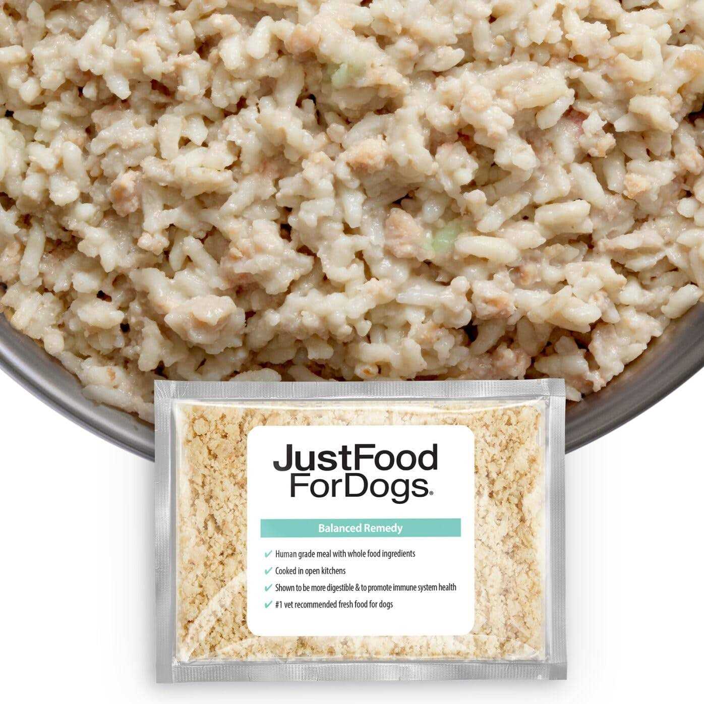 JustFoodForDogs Diets Balanced Remedy Frozen Dog Food - Pet Supplies online store