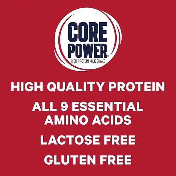 Core Power Protein Shake 26g Variety Pack - No Added Protein Powder, Lactose-Free, Made with Canadian Milk - Pack of 8 Fairlife Protein Shakes