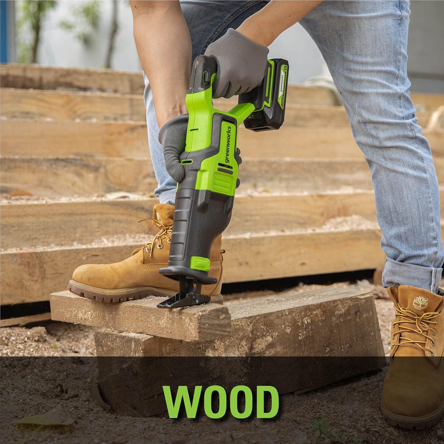 Greenworks 24V Reciprocating Saw, Tool Only Pack of 2