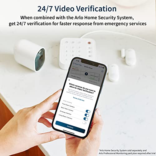 Arlo Pro 5S Spotlight Security Camera 2K HDR | Outdoor | Wireless | Dual-Band Wi-Fi Connects to Strongest Network |12X Zoom, 2-Way Audio, Siren