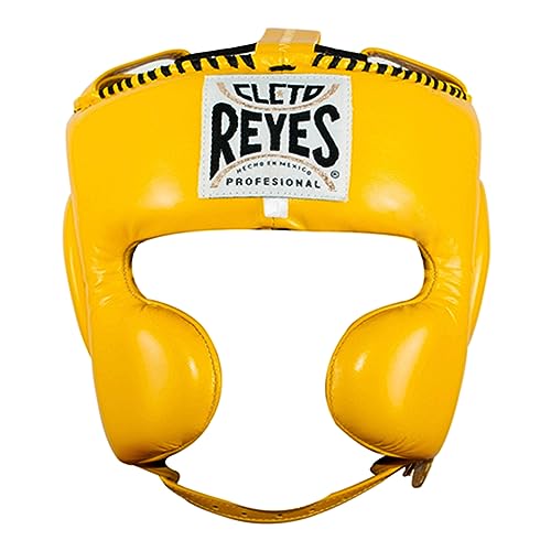 CLETO REYES Boxing Headgear with Cheek Protection for Men and Women, Protective Head Guard Face Saver, Sparring Fighting