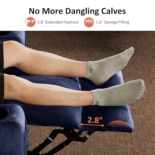 MCombo Zero Gravity Power Recliner Chair with Heat and Vibration Massage, Reclining Chair with USB & Type C Ports, Cup Holders for Living Room