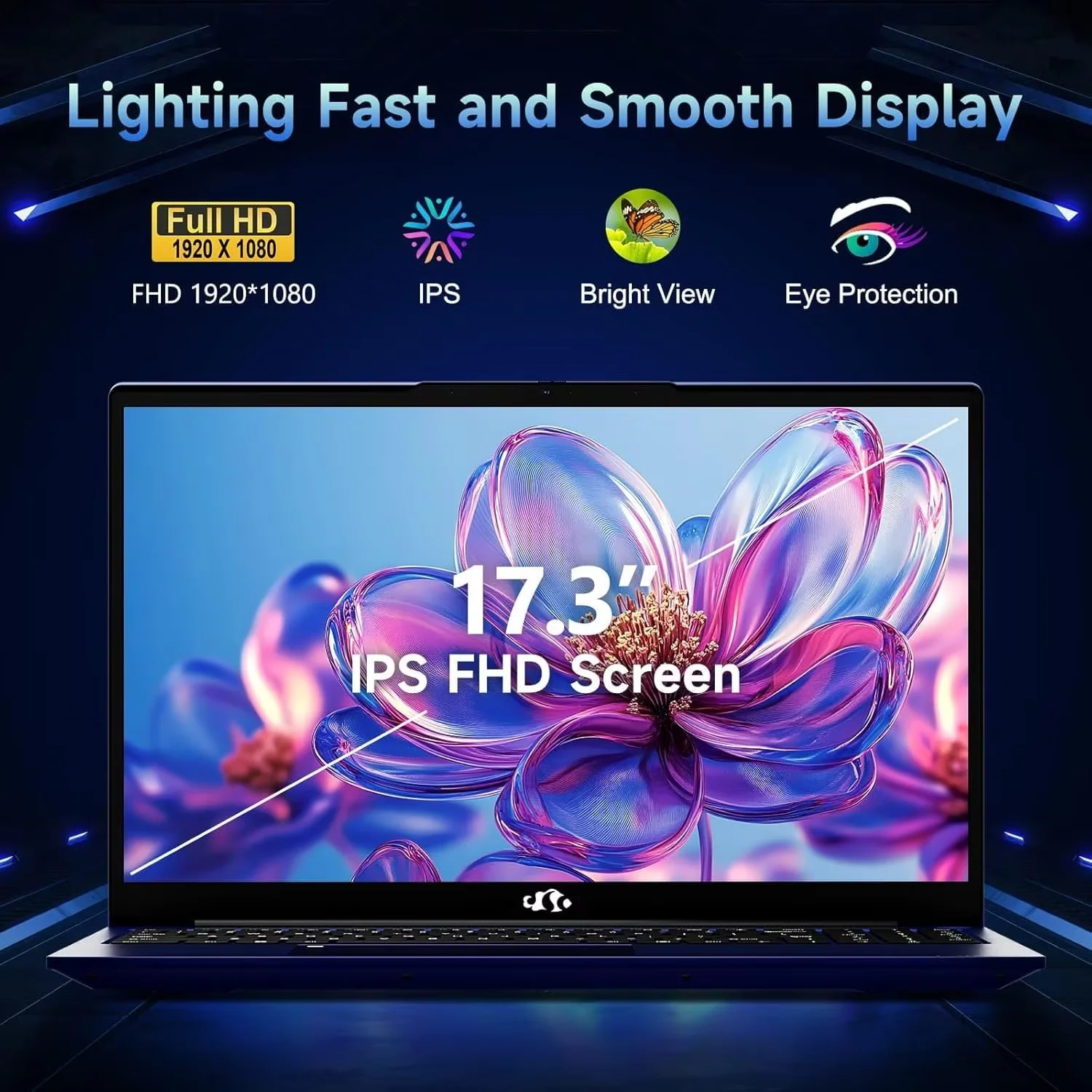 17.3" IPS FHD Gaming Laptop, Business Laptops, 8 Cores AMD Ryzen 7 6800H 16GB DDR5 RAM 1TB SSD (Beat i7-12700H