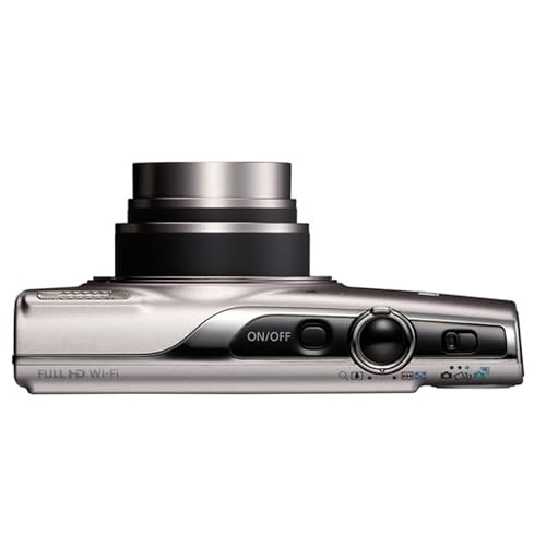 Canon PowerShot IXY 650 (ELPH 360) HS Digital Camera (Silver) + 128GB Extreme PRO Memory + Case, Grip, Software Pack (Essential Bundle) (Renewed)