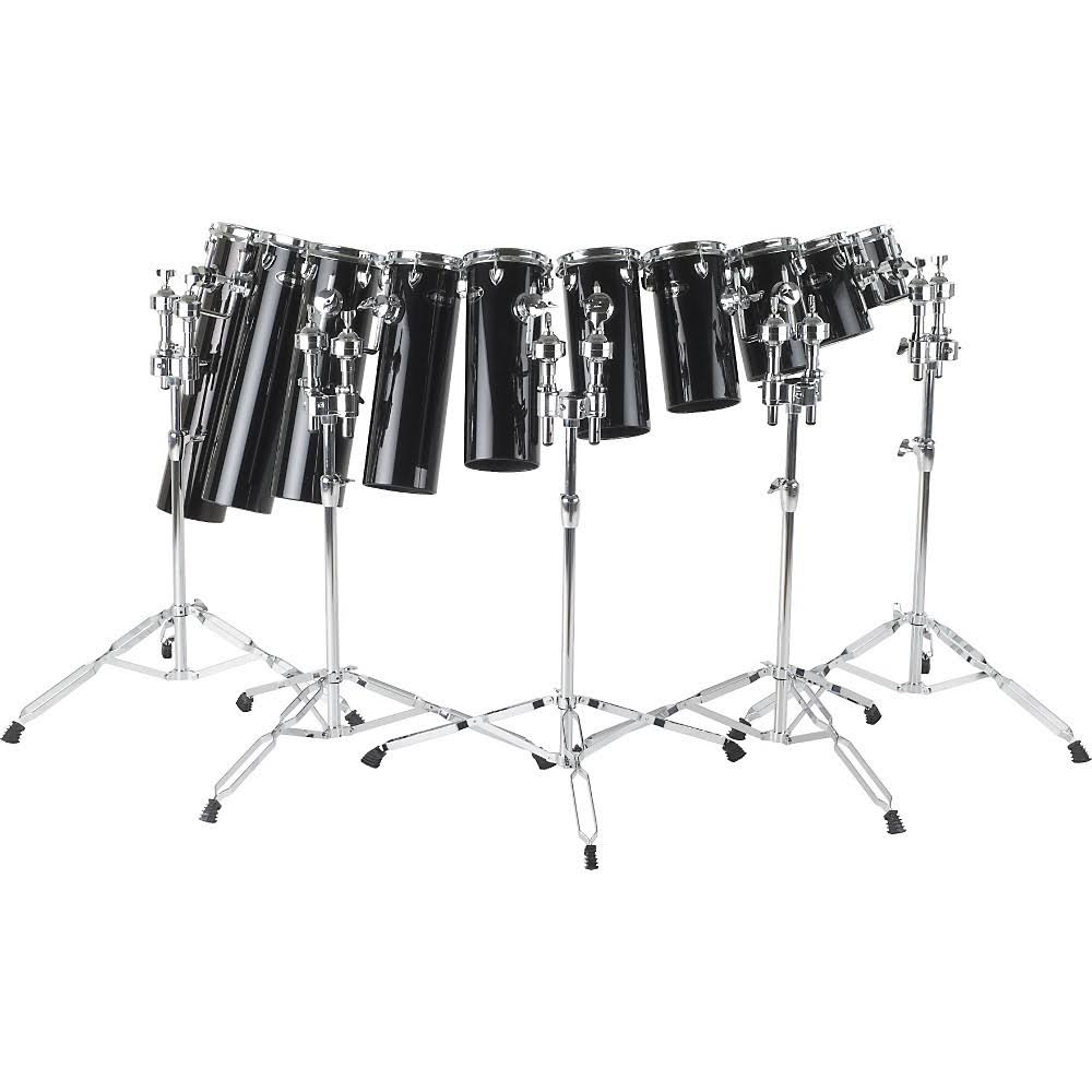 Ddrum Deccabons, Black 6 in. and 8 in. Black 6 u0026 8