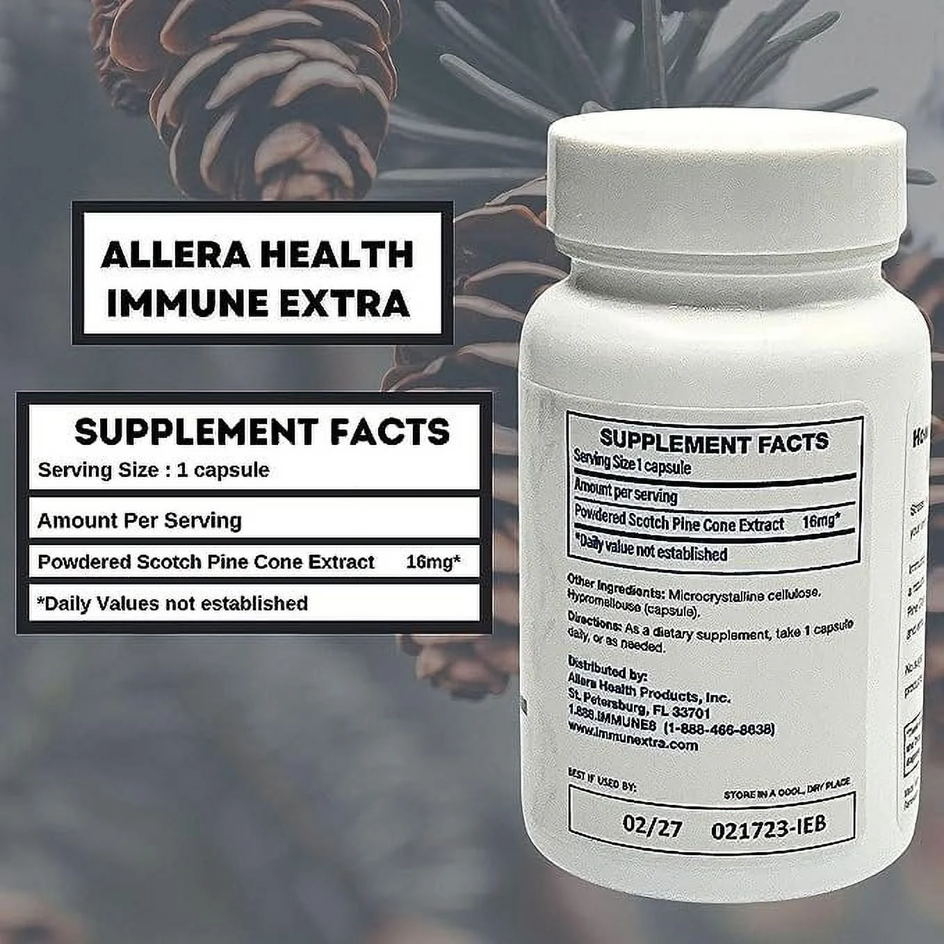 Immune Extra Allera Health Products 60 VCaps Pack of 3 - Radiant Selections