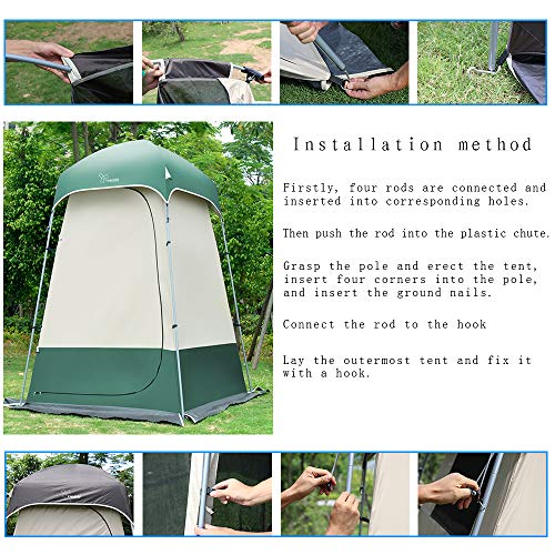 Outdoor Shower Tent Changing Room Privacy Portable Camping Shelters