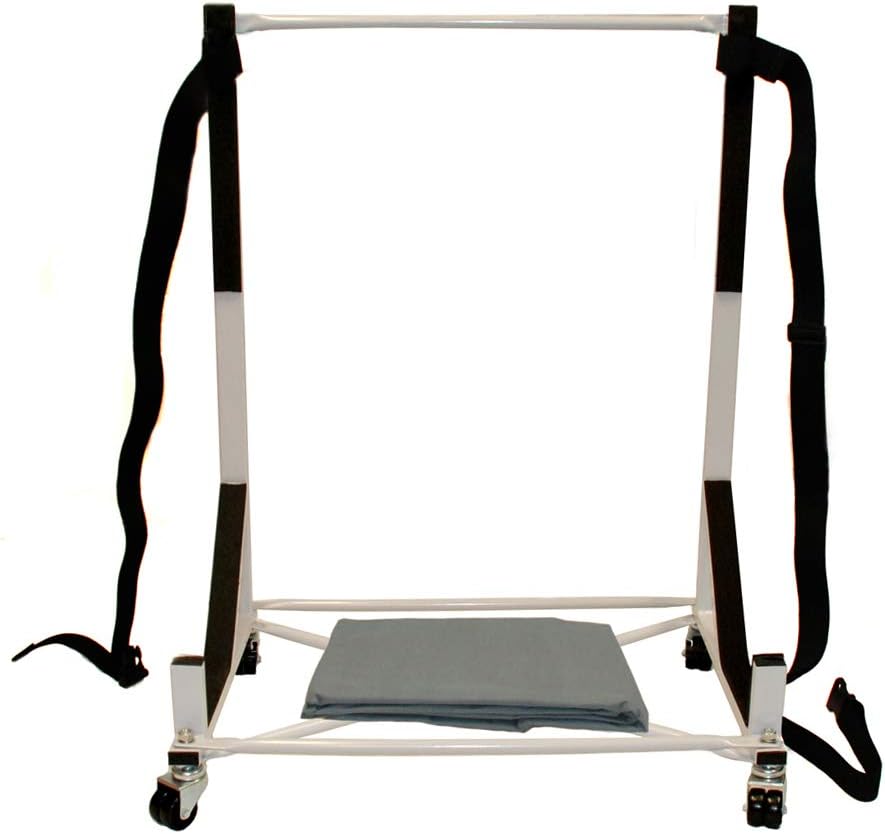 Heavy-Duty Hardtop Stand Storage Cart with Securing Strap and Generic Hard Top Dust Cover