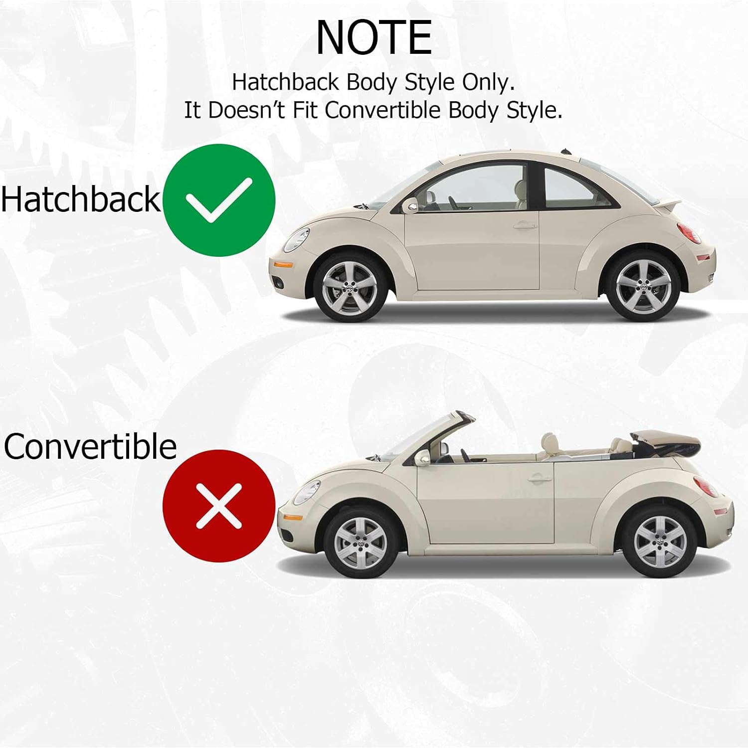 A-Premium Power Window Regulator without Motor Compatible with Volkswagen Beetle 1998-2010 Hatchback Front Passenger Side Pack of 2