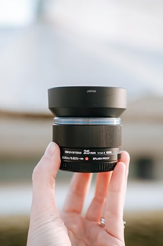 OM SYSTEM M.Zuiko Digital 25mm F1.8 II Lightweight Weather-Sealed Compact Lens with 9-Element and 7-Group Design (Micro Four Thirds)