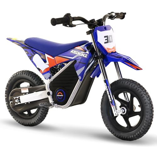 AIII Electric Dirt Bike for Kids 3-7, High Performance Racing Grade Motorcycle, Up to 8MPH, 2 Speed Settings, 12-Inch Off-Road Tires