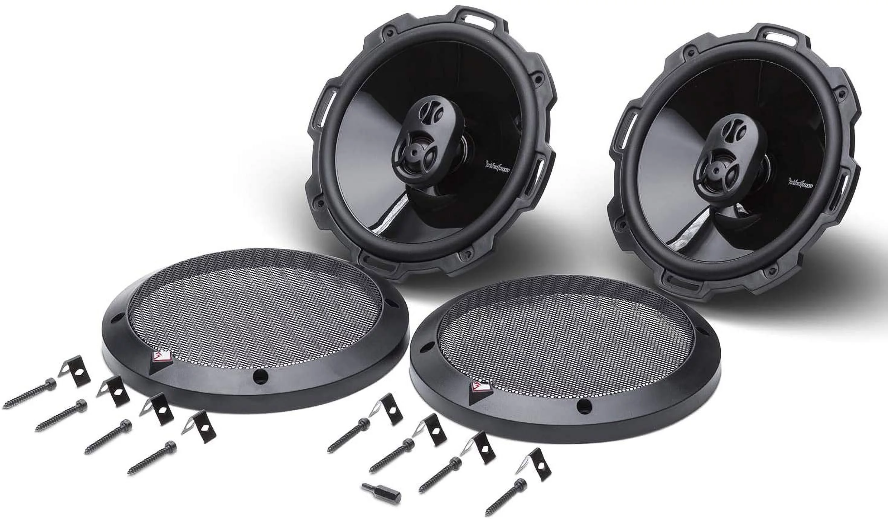 4) New Rockford Fosgate P1675 6.75" 240W 3 Way Car Coaxial Audio Speakers Stereo