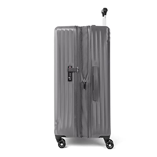 Travelpro Maxlite Air Hardside Expandable Carry on Luggage, 8 Spinner Wheels, Lightweight Hard Shell Polycarbonate Suitcase, Shadow Grey