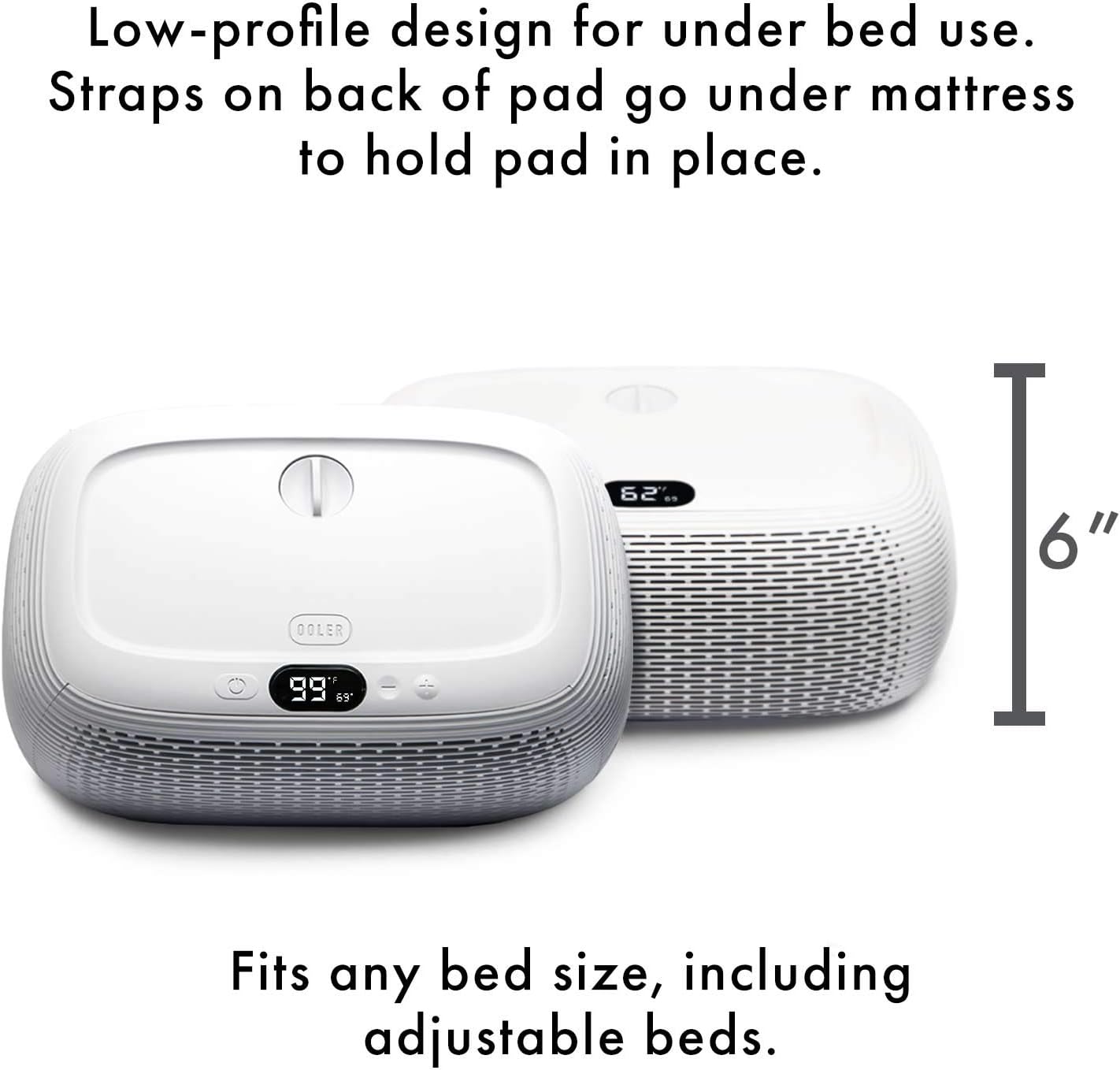 ChiliSleep OOLER Sleep System &ndash; Cooling & Heating Mattress Pad &ndash; Precise Temperature Control, Perfect Sleep Regulation