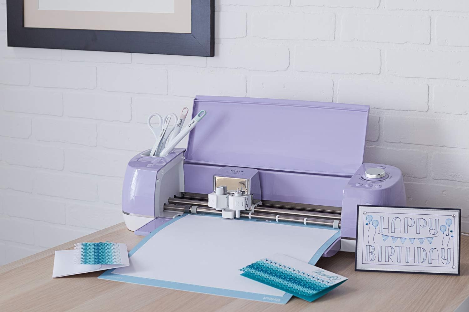 Cricut Explore Air 2 - A DIY Cutting Machine for all Crafts, Create Customized Cards, Home Decor & More, Bluetooth Connectivity, Compatible with iOS
